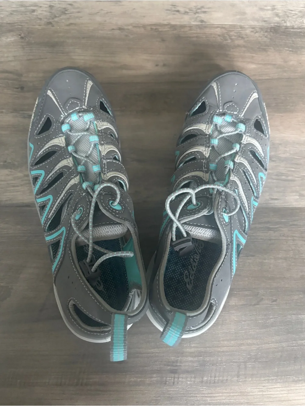 Eddie Bauer Stine Amphib Women’s Grey & Teal Water Shoes